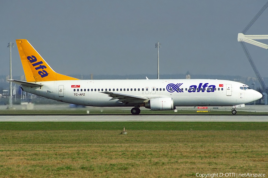 Air Alfa Boeing 737-4Y0 (TC-AFZ) | Photo 389954