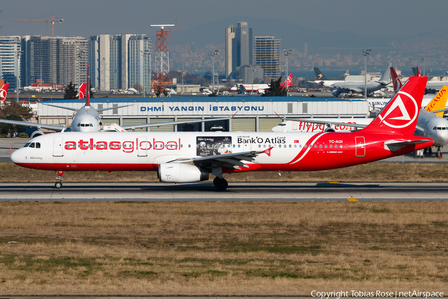 AtlasGlobal Airbus A321-231 (TC-AGI) | Photo 313574