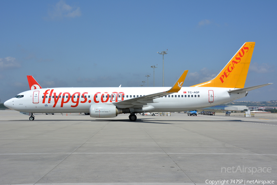 Pegasus Airlines Boeing 737-82R (TC-AGP) | Photo 50320