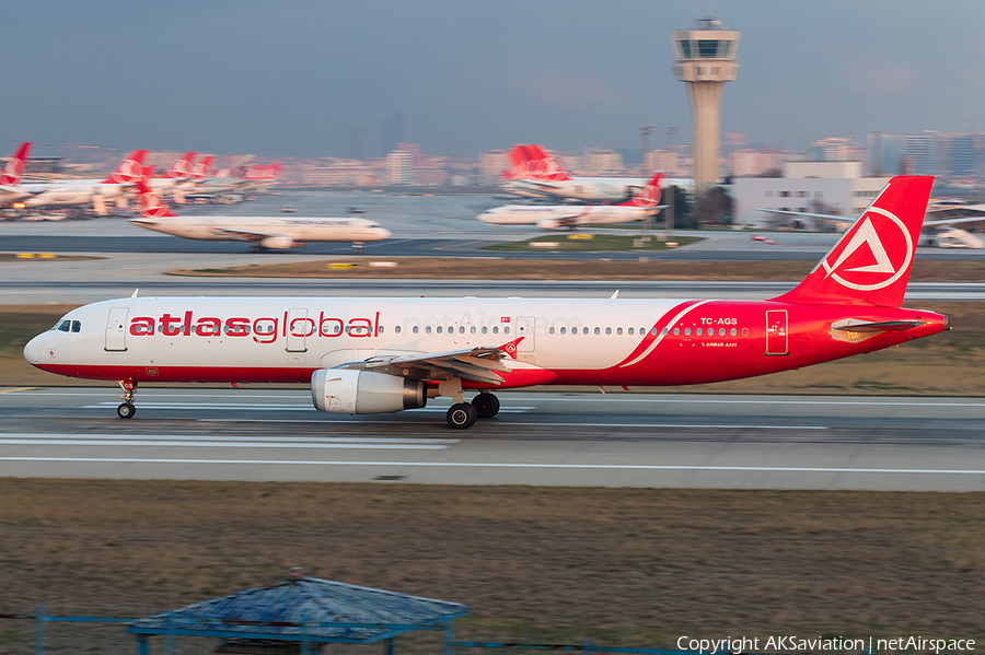 AtlasGlobal Airbus A321-231 (TC-AGS) | Photo 221685