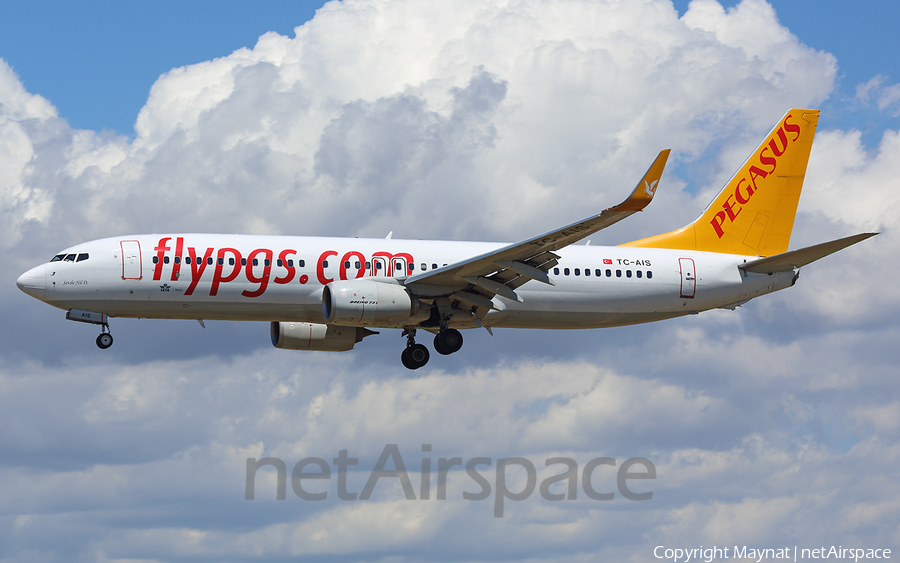 Pegasus Airlines Boeing 737-82R (TC-AIS) | Photo 284710