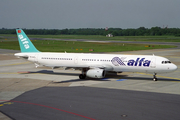 Air Alfa Airbus A321-131 (TC-ALO) at  Hamburg - Fuhlsbuettel (Helmut Schmidt), Germany