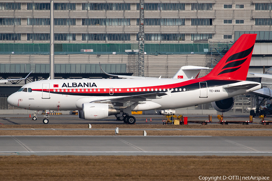 Albanian Government Airbus A319-115X CJ (TC-ANA) | Photo 373654