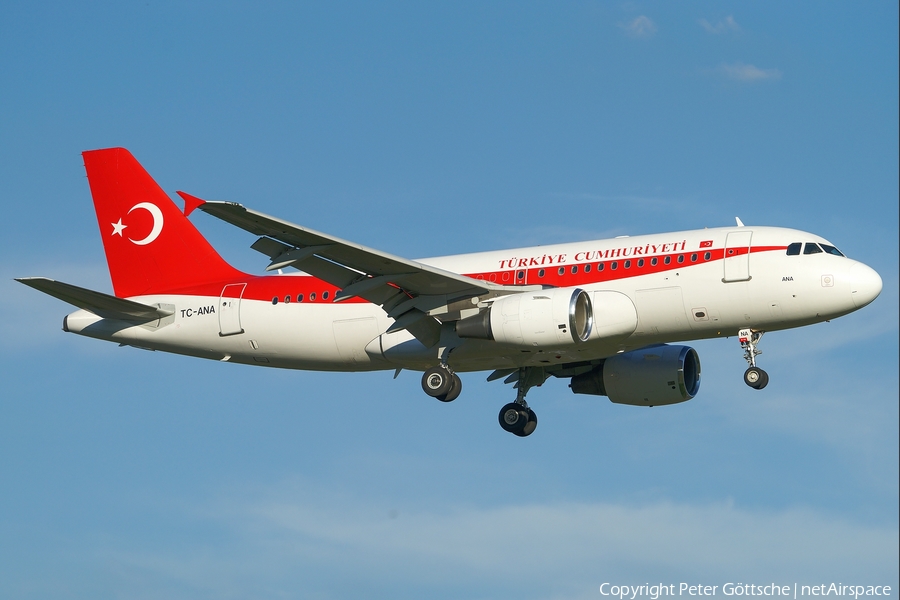 Turkish Government Airbus A319-115X CJ (TC-ANA) | Photo 172987