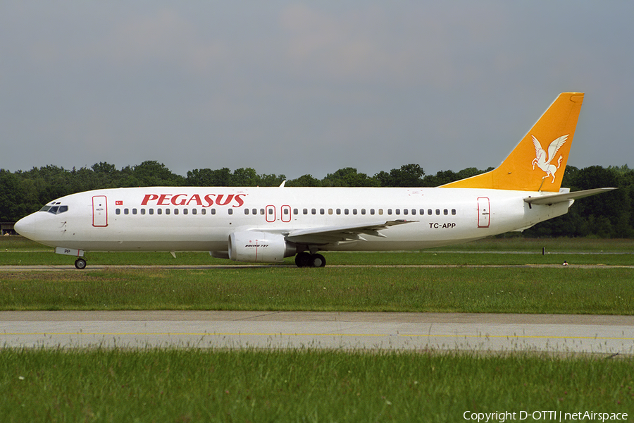 Pegasus Airlines Boeing 737-4Q8 (TC-APP) | Photo 408878