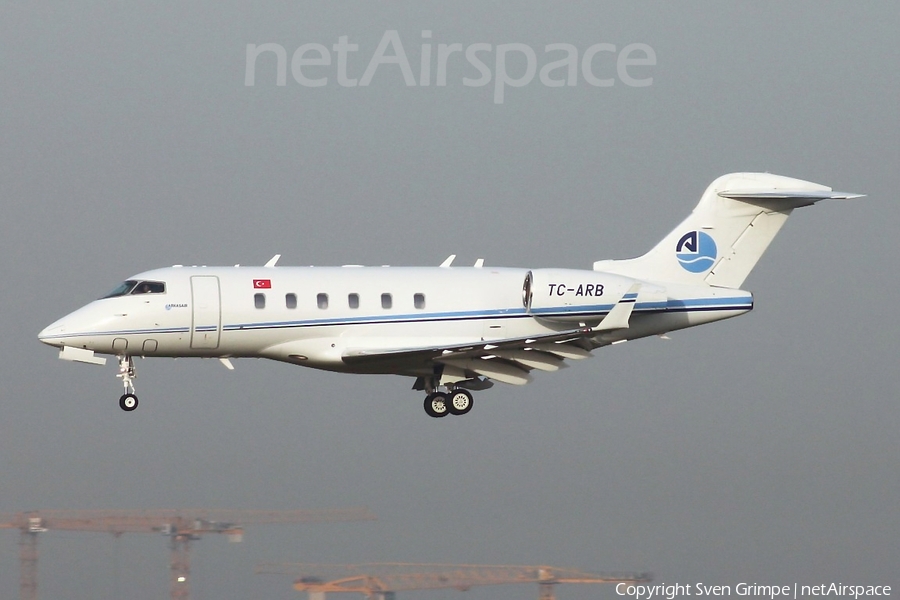 Arkasair Aviation Bombardier BD-100-1A10 Challenger 300 (TC-ARB) | Photo 35184