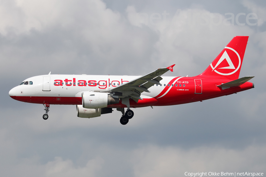 AtlasGlobal Airbus A319-112 (TC-ATD) | Photo 118176