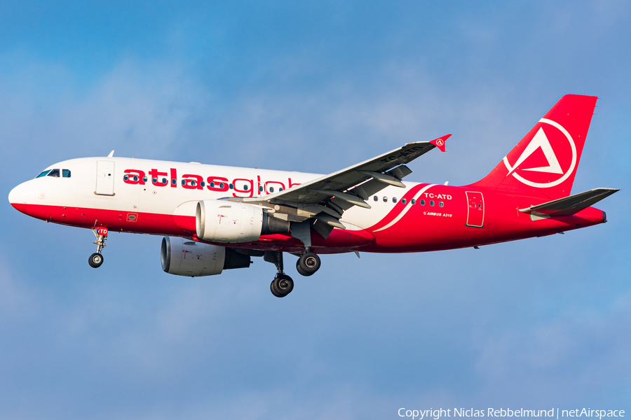 AtlasGlobal Airbus A319-112 (TC-ATD) | Photo 422275