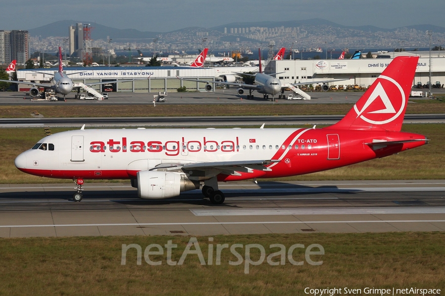 AtlasGlobal Airbus A319-112 (TC-ATD) | Photo 272238