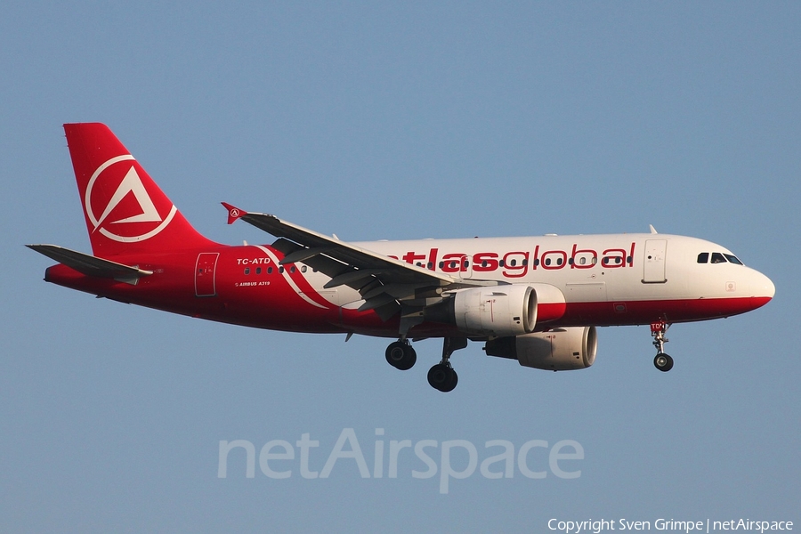 AtlasGlobal Airbus A319-112 (TC-ATD) | Photo 86586