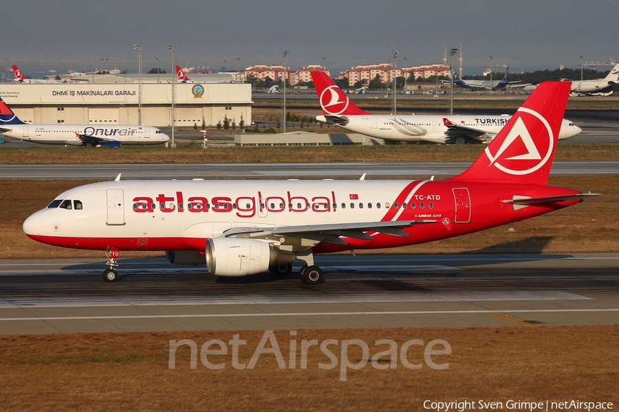 AtlasGlobal Airbus A319-112 (TC-ATD) | Photo 87113