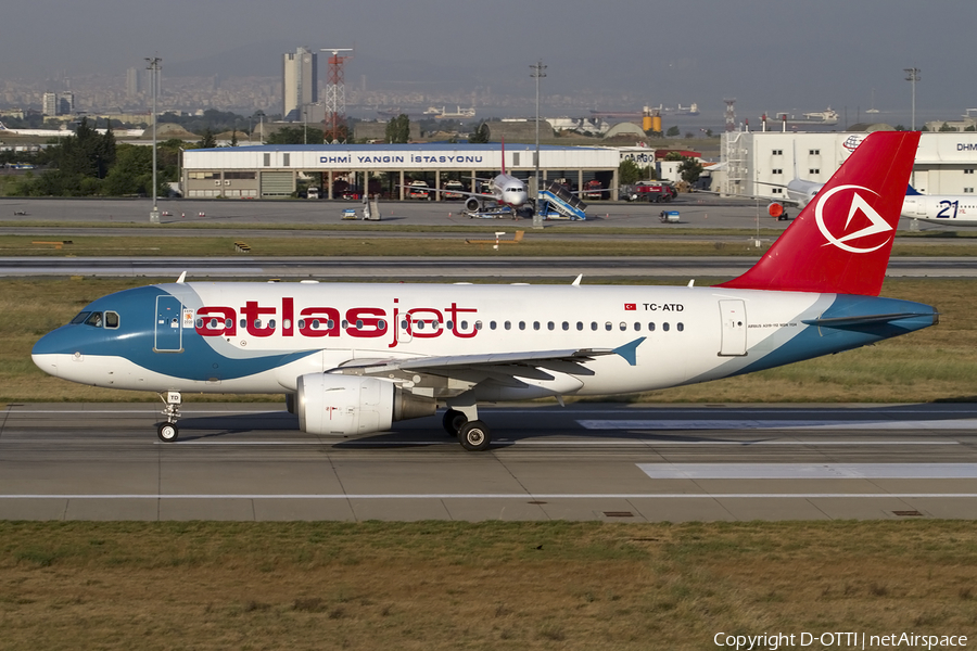 Atlasjet Airbus A319-112 (TC-ATD) | Photo 409628