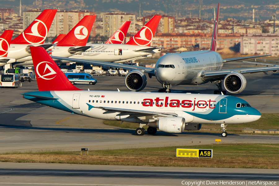 Atlasjet Airbus A319-112 (TC-ATD) | Photo 33449