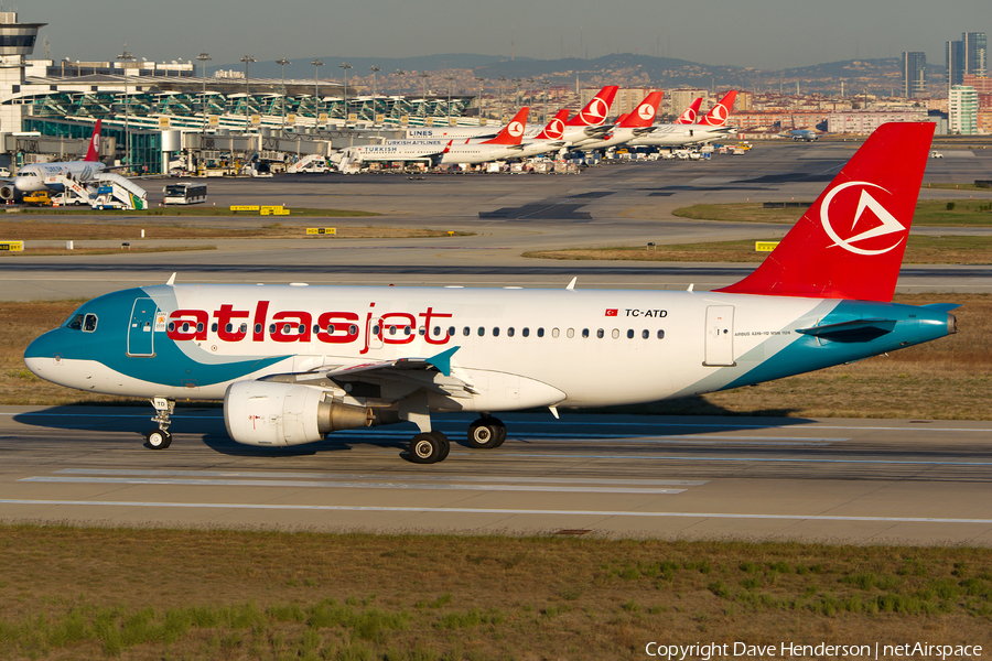 Atlasjet Airbus A319-112 (TC-ATD) | Photo 33458