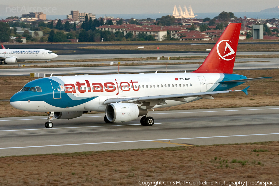 Atlasjet Airbus A319-112 (TC-ATD) | Photo 33559