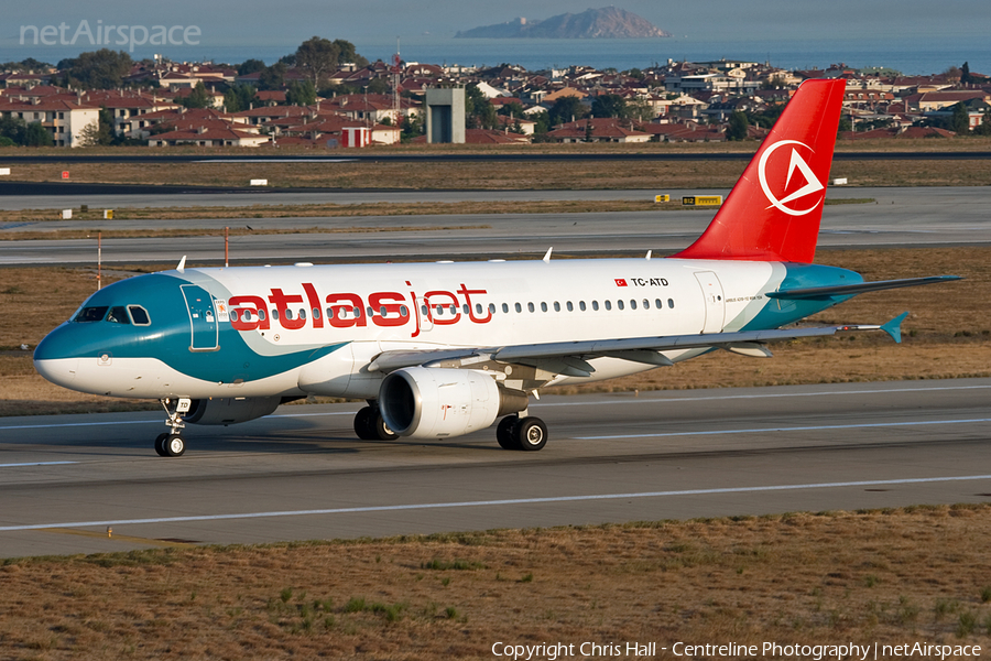 Atlasjet Airbus A319-112 (TC-ATD) | Photo 33928