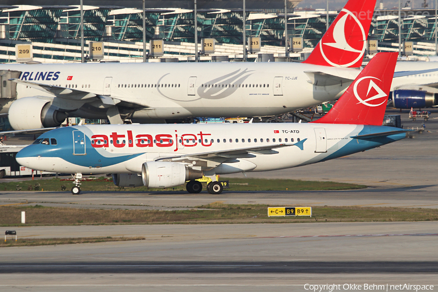 Atlasjet Airbus A319-112 (TC-ATD) | Photo 43776