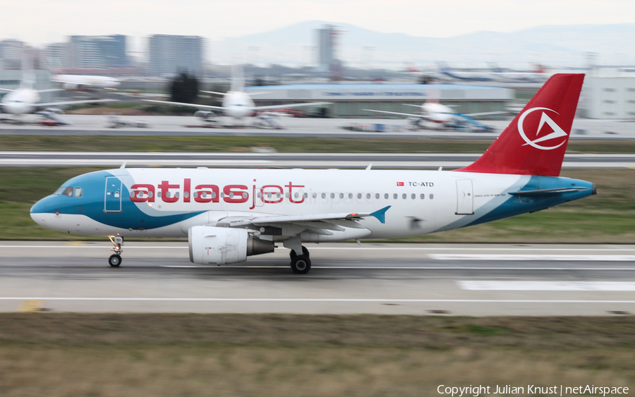 Atlasjet Airbus A319-112 (TC-ATD) | Photo 79991