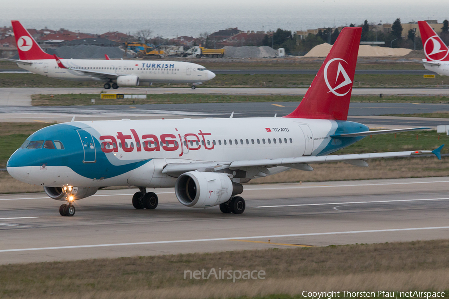 Atlasjet Airbus A319-112 (TC-ATD) | Photo 83699