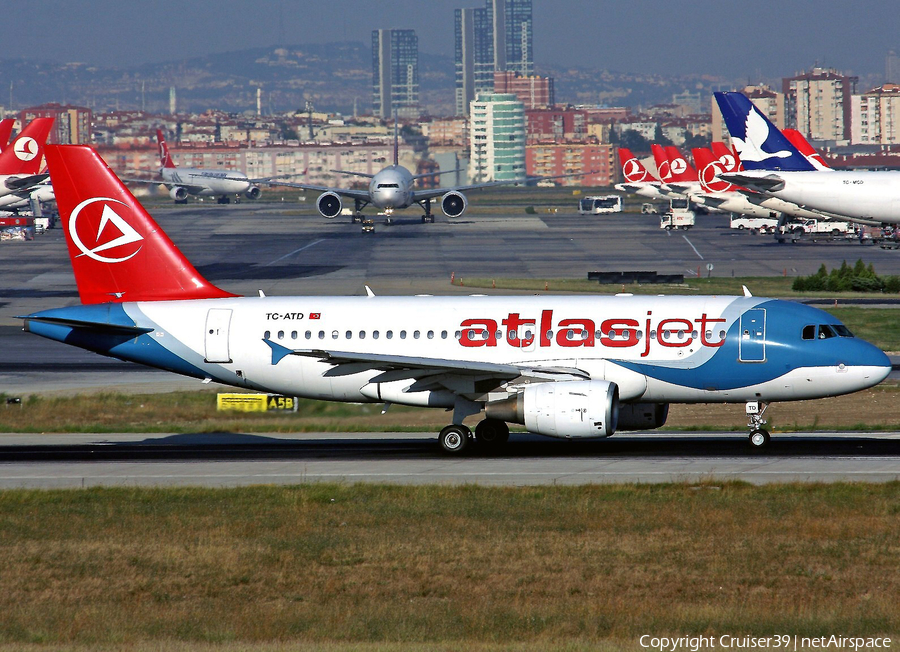 Atlasjet Airbus A319-112 (TC-ATD) | Photo 84804