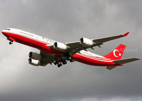 Turkish Government Airbus A340-542 (TC-CAN) at  Berlin - Tegel, Germany