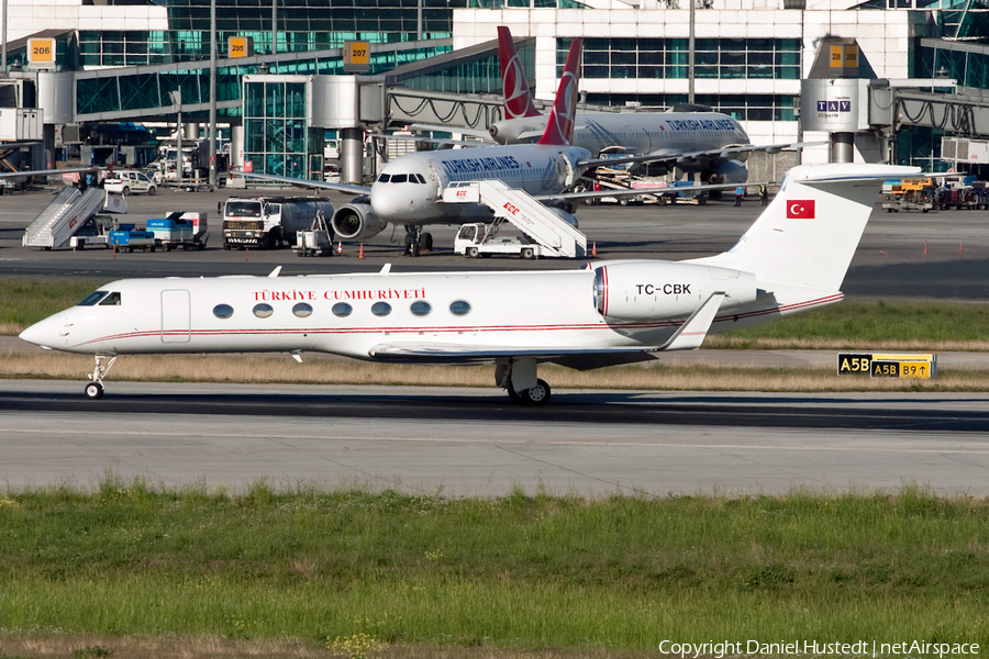 Turkish Government Gulfstream G-V-SP (G550) (TC-CBK) | Photo 492670