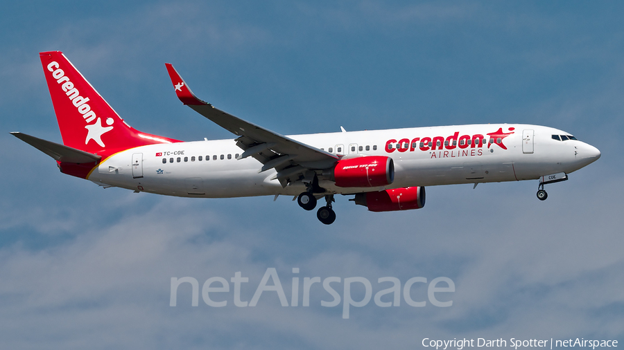 Corendon Airlines Boeing 737-86J (TC-COE) | Photo 378194
