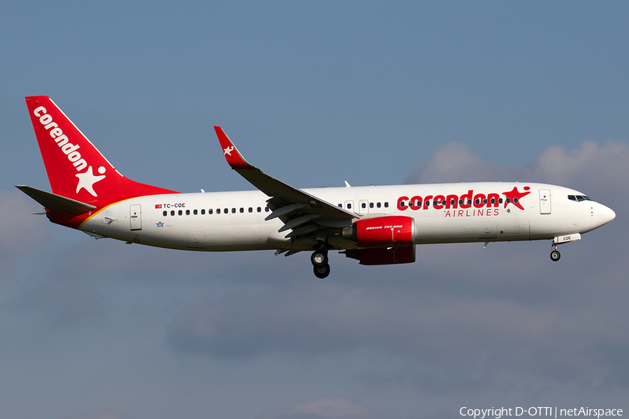 Corendon Airlines Boeing 737-86J (TC-COE) | Photo 339122