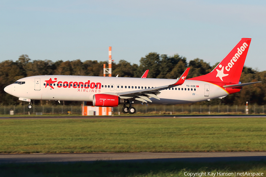 Corendon Airlines Boeing 737-86J (TC-COE) | Photo 405229