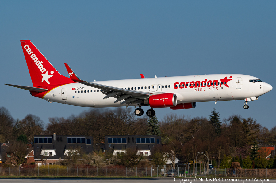 Corendon Airlines Boeing 737-86J (TC-COE) | Photo 442970