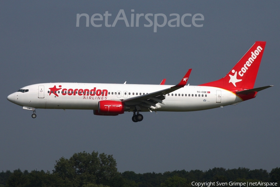 Corendon Airlines Boeing 737-86J (TC-COE) | Photo 455415