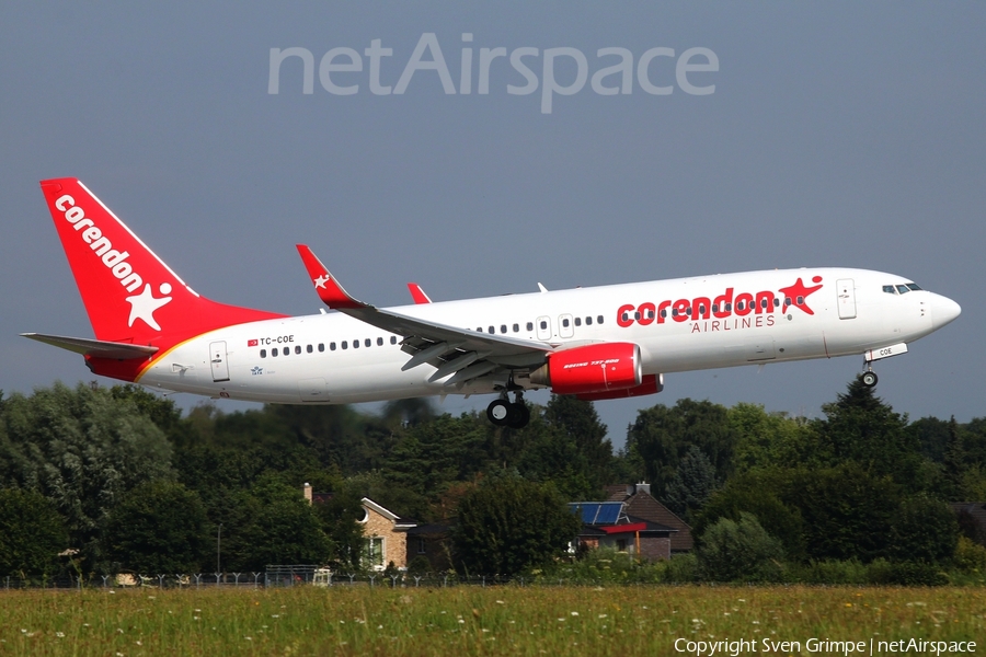 Corendon Airlines Boeing 737-86J (TC-COE) | Photo 464208