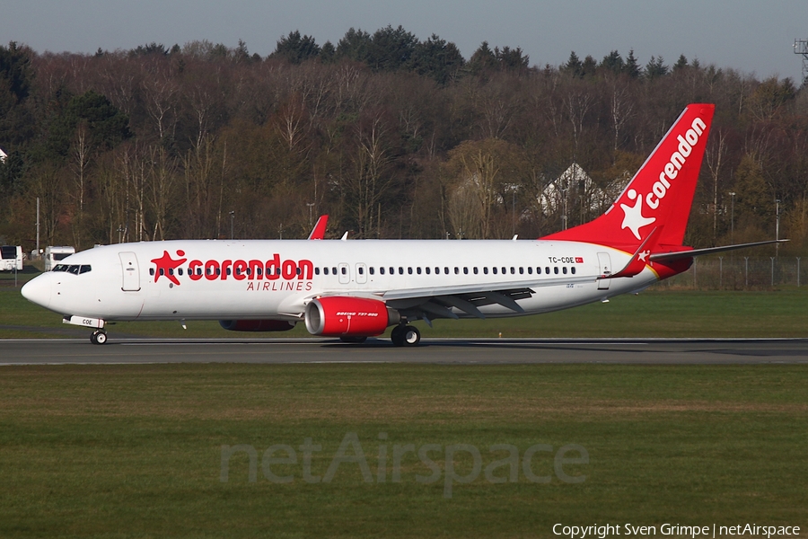 Corendon Airlines Boeing 737-86J (TC-COE) | Photo 564197