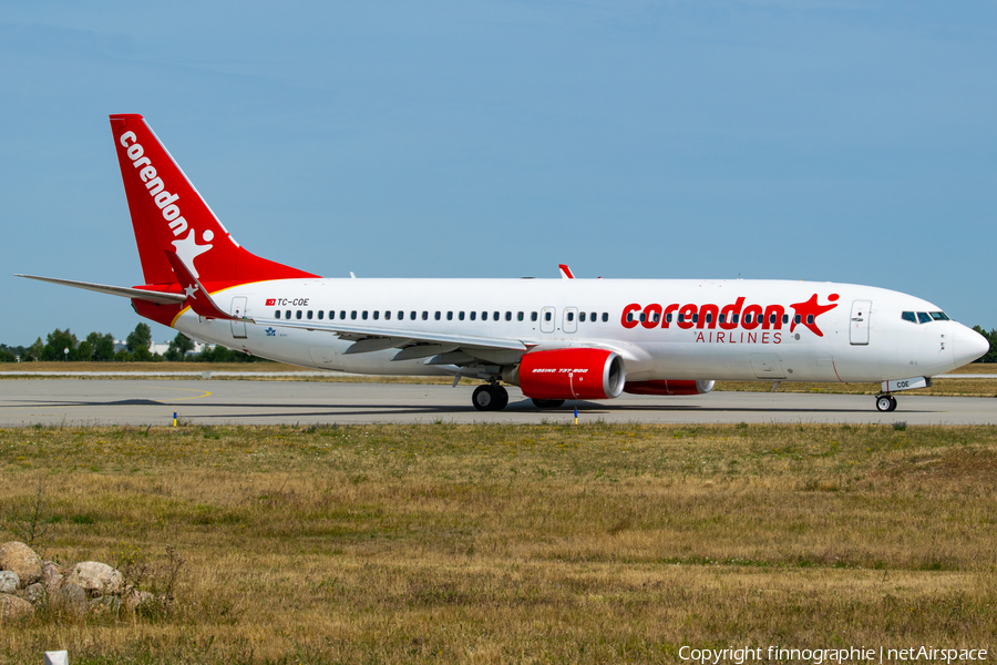 Corendon Airlines Boeing 737-86J (TC-COE) | Photo 518065