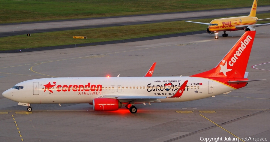 Corendon Airlines Boeing 737-8EH (TC-COH) | Photo 462271