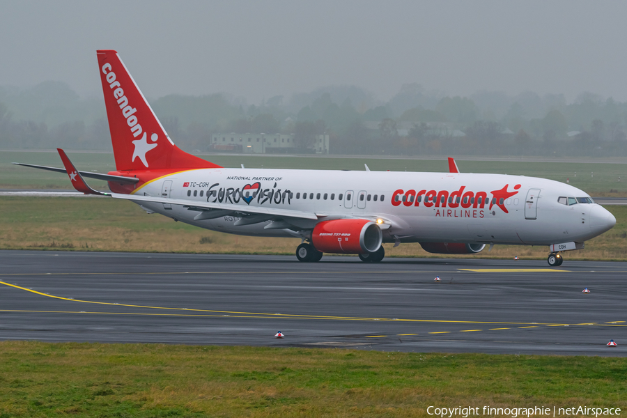 Corendon Airlines Boeing 737-8EH (TC-COH) | Photo 480816