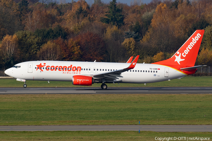 Corendon Airlines Boeing 737-8EH (TC-COH) | Photo 358266