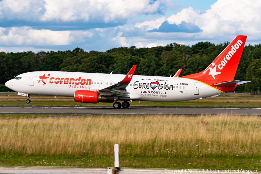 Corendon Airlines Boeing 737-8EH (TC-COH) | Photo 393595