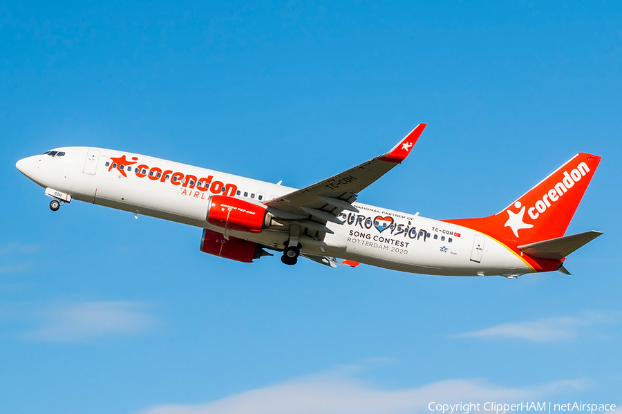 Corendon Airlines Boeing 737-8EH (TC-COH) | Photo 394351