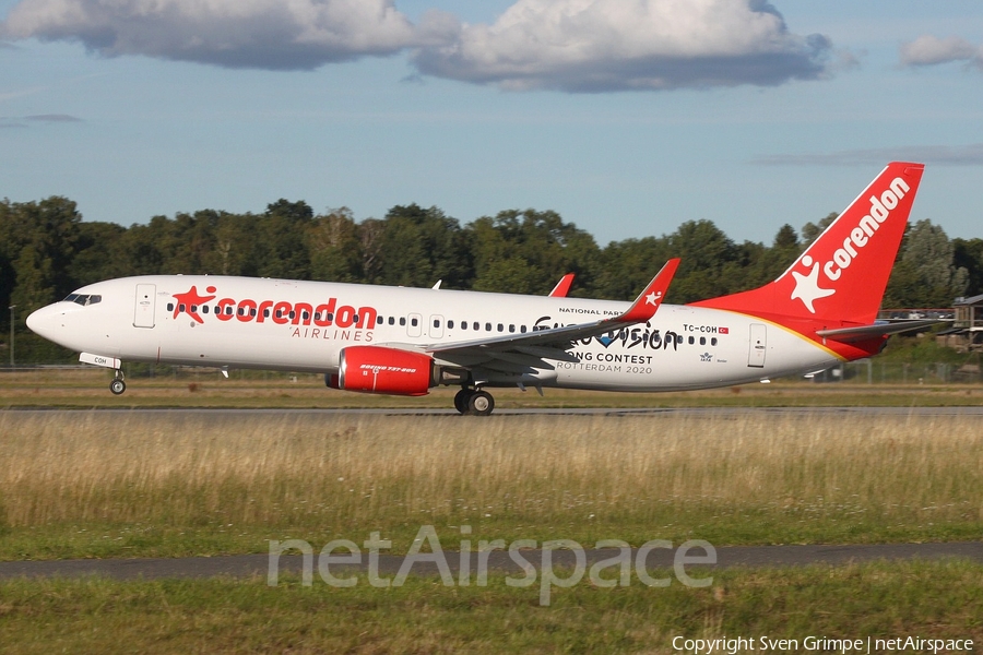 Corendon Airlines Boeing 737-8EH (TC-COH) | Photo 394572