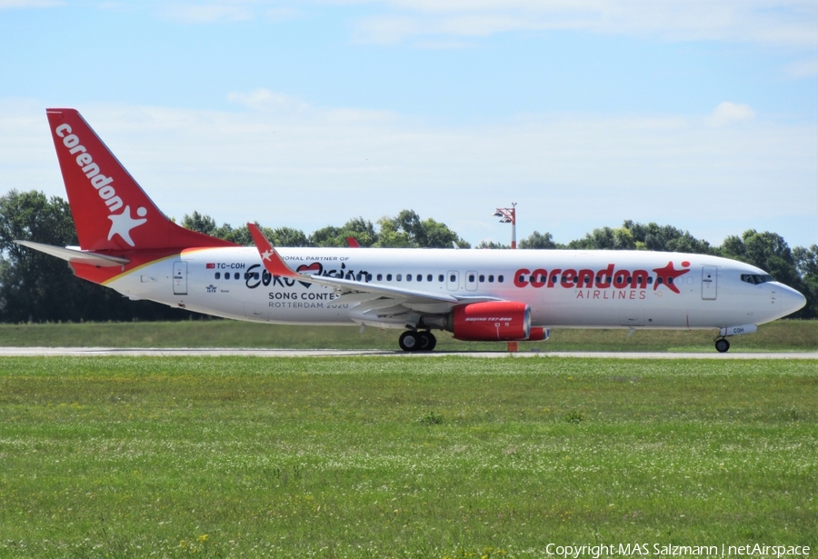 Corendon Airlines Boeing 737-8EH (TC-COH) | Photo 393531