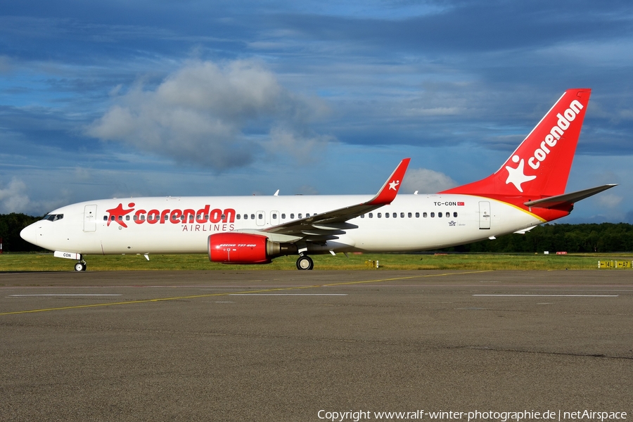 Corendon Airlines Boeing 737-81D (TC-CON) | Photo 480796