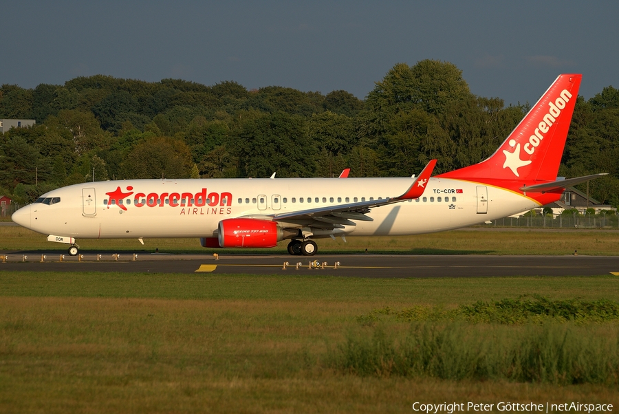 Corendon Airlines Boeing 737-8SH (TC-COR) | Photo 262288