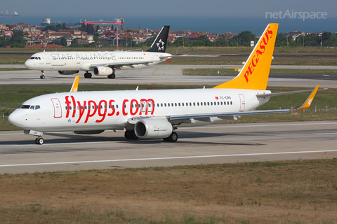 Pegasus Airlines Boeing 737-82R (TC-CPA) at  Istanbul - Ataturk, Turkey