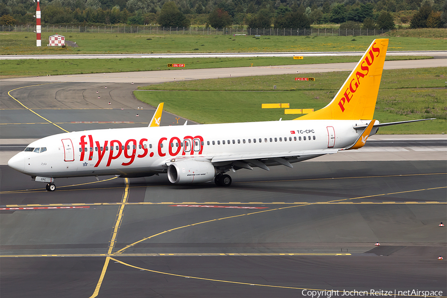 Pegasus Airlines Boeing 737-82R (TC-CPC) | Photo 55027