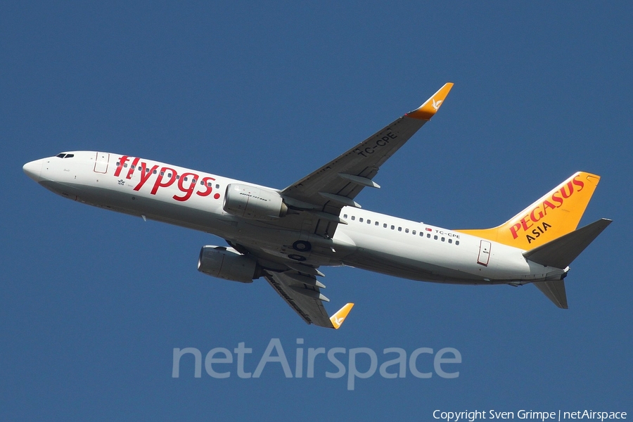 Pegasus Asia Boeing 737-82R (TC-CPE) | Photo 82837