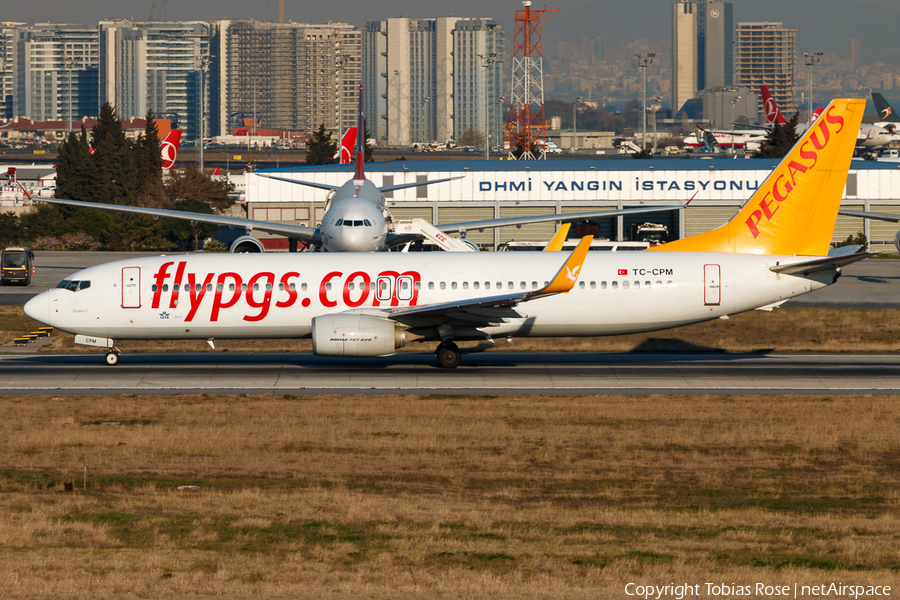 Pegasus Airlines Boeing 737-82R (TC-CPM) | Photo 313986