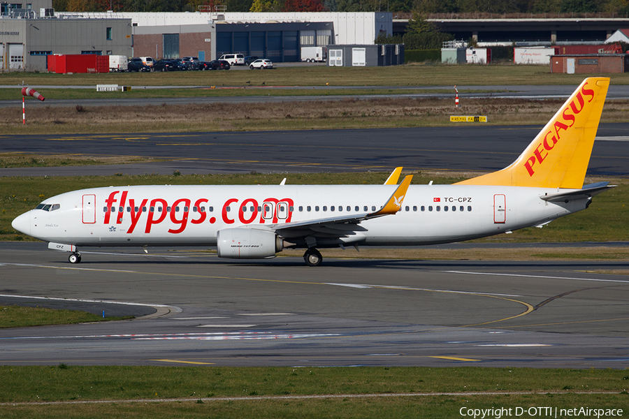 Pegasus Airlines Boeing 737-8H6 (TC-CPZ) | Photo 407355