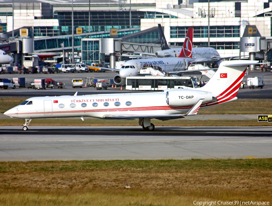 Turkish Government Gulfstream G-V-SP (G550) (TC-DAP) | Photo 309472