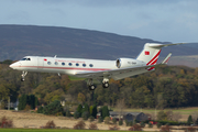 Turkish Government Gulfstream G-V-SP (G550) (TC-DAP) at  Glasgow - International, United Kingdom